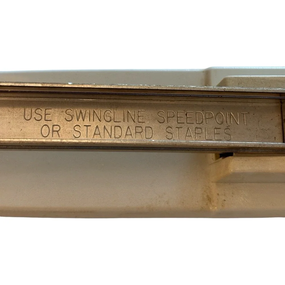 Vintage Swingline 545 Desktop Stapler Beige Cream Office Desk Stapler USA Tested